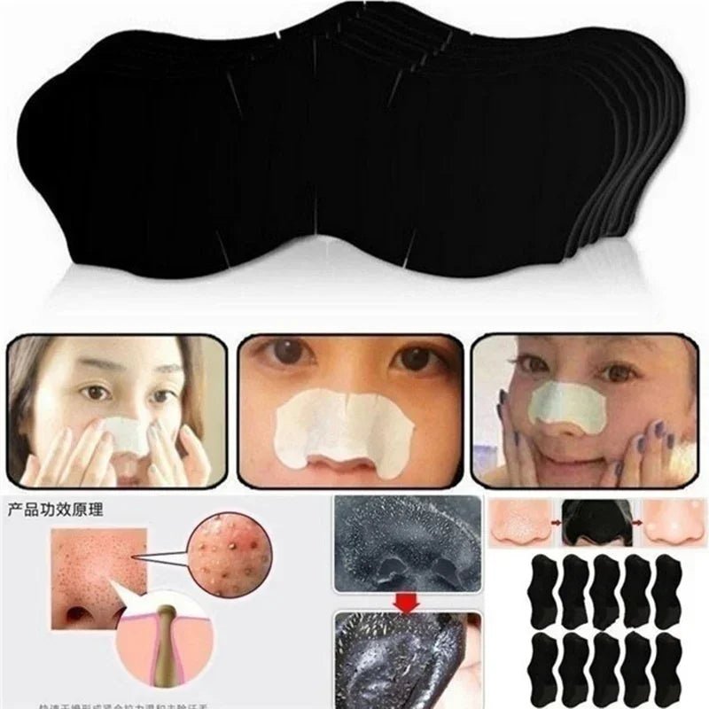 10PCS Nose Blackhead Remover Mask Deep Cleaning Shrink Pore Acne - Shemen Beauty