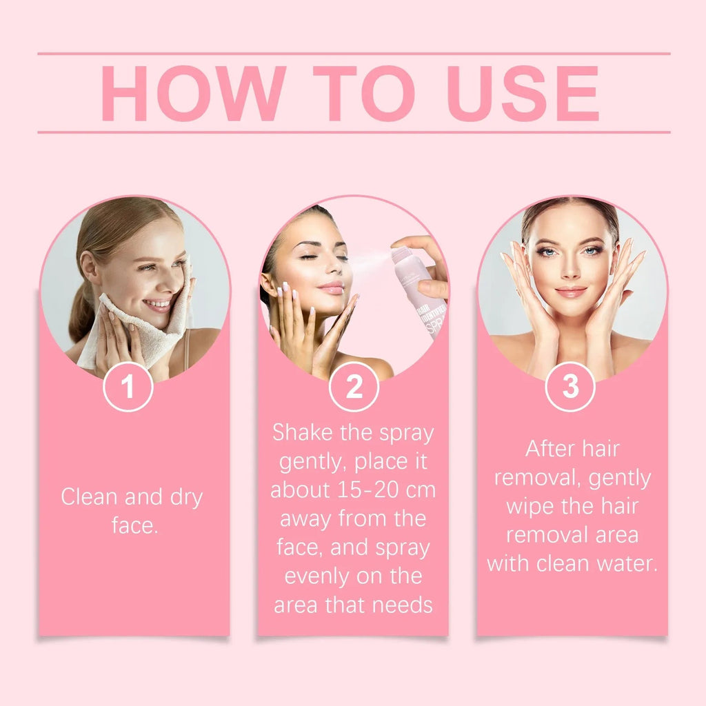 1/2/3 PCS Hair Identifier Spray For Face,to Show Facial Hair - Shemen Beauty