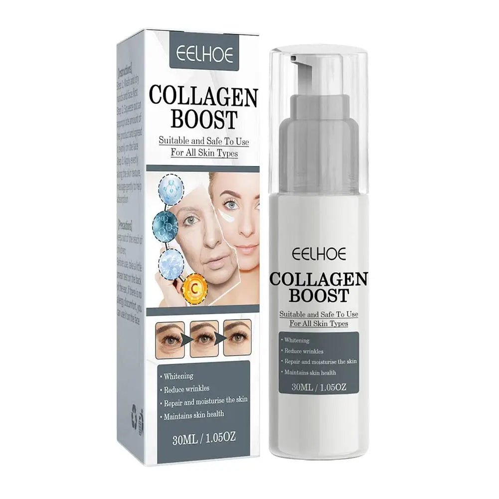 1/2/3pcs 30ml Collagen Boost Firming Essence Cream Fade fine lines Face brightening lightining Serum Cream skin care for women - Shemen Beauty