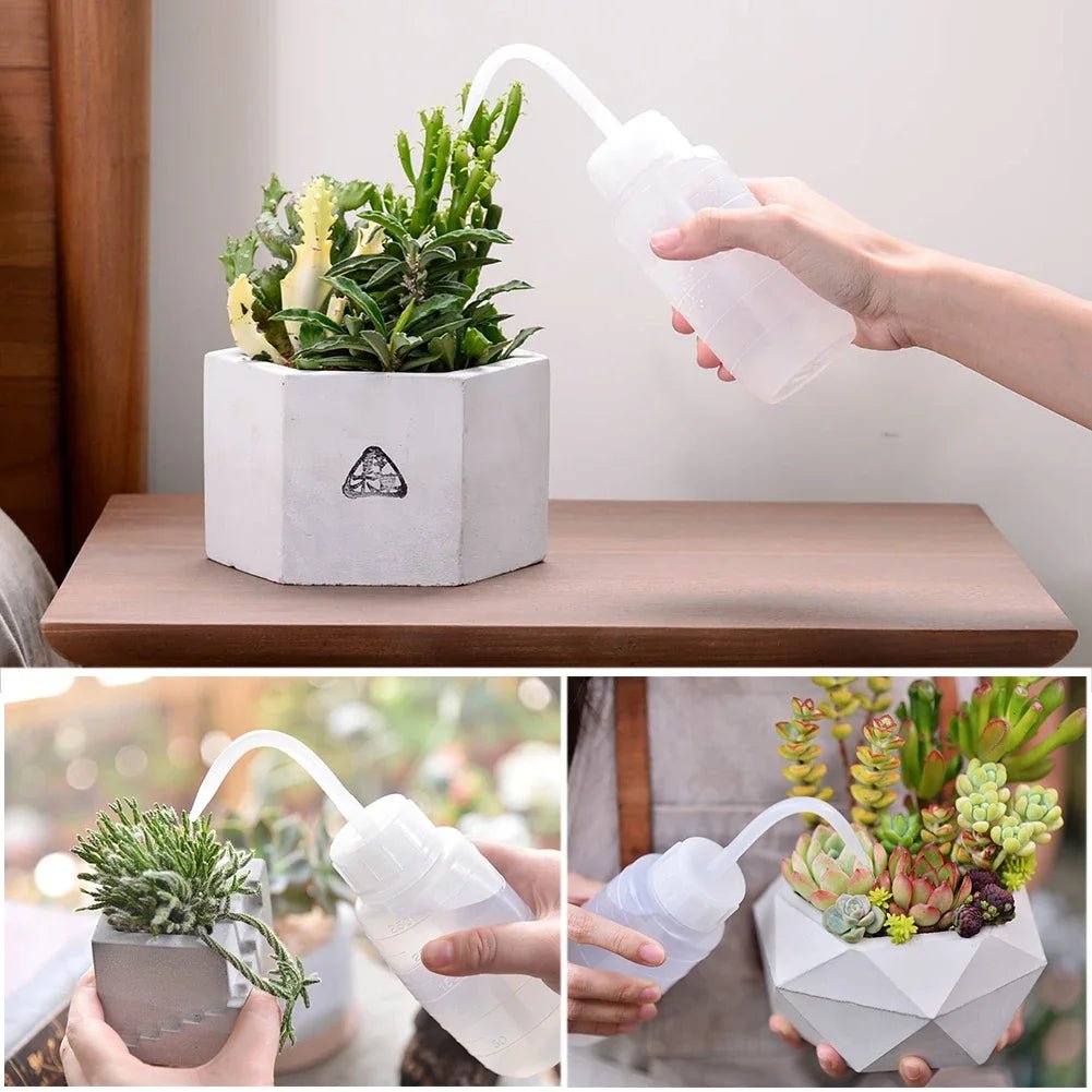 150/250/500/1000ml Squeeze Bottle Succulent Potted Plant Watering Pot Elbow Narrow Mouth Long Tube Watering Can Liquid Container - Shemen Beauty