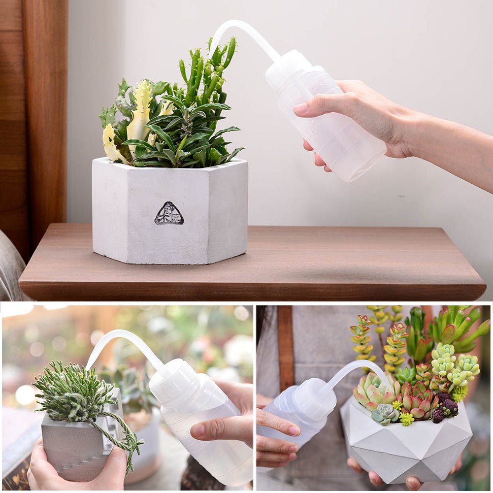 150/250/500/1000ml Squeeze Bottle Succulent Potted Plant Watering Pot Elbow Narrow Mouth Long Tube Watering Can Liquid Container - Shemen Beauty