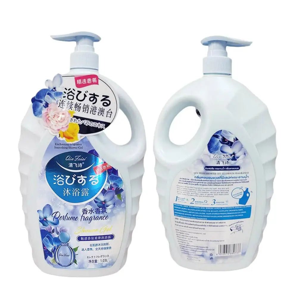 1L Shower Gel Perfume Fragrance Long - lasting Scent, Moisturizing & Hydrating Care Skin Bath Wash Body Cleanser Body Wash - Shemen Beauty