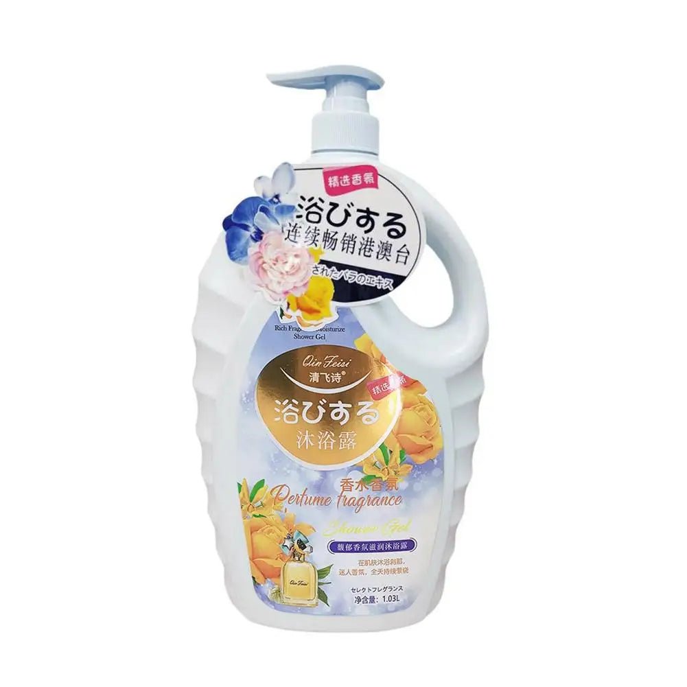 1L Shower Gel Perfume Fragrance Long - lasting Scent, Moisturizing & Hydrating Care Skin Bath Wash Body Cleanser Body Wash - Shemen Beauty