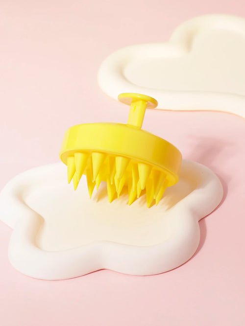 1PCS scalp massager shampoo brush, scalp cleaning brush, silicone, for - Shemen Beauty