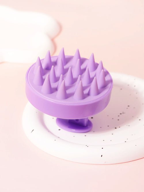 1PCS scalp massager shampoo brush, scalp cleaning brush, silicone, for - Shemen Beauty