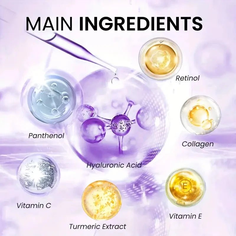 2 Minutes Facial Lifting Day and Night Cream Contains Retinol, Hyaluronic Acid and Collagen - Moisturizing Lotion Suitable for All Light Skin Tone, No Fragrance, Absorption of 2 Minutes - Shemen Beauty