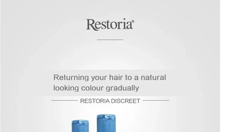 250ml Restoria Discreet Colour Restoring Cream,Grey Hair Treatment Reduce Grey Hair Care - Suitable for Men Women Shampoo - Shemen Beauty