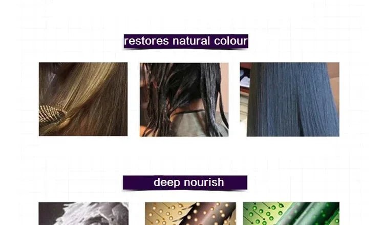 250ml Restoria Discreet Colour Restoring Cream,Grey Hair Treatment Reduce Grey Hair Care - Suitable for Men Women Shampoo - Shemen Beauty