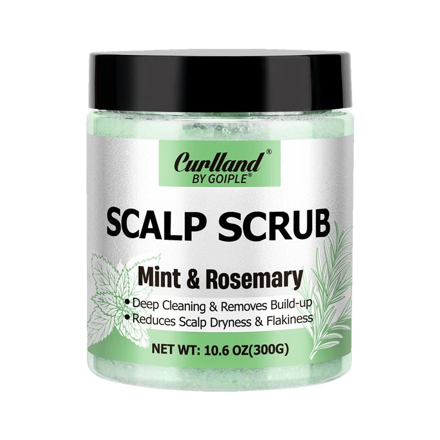 300g Rosemary Mint Scalp Scrub Deep Cleansing Refreshing Shampoo Oil Control or Hair Scalp Massager Care Products for Itchy Scal - Shemen Beauty