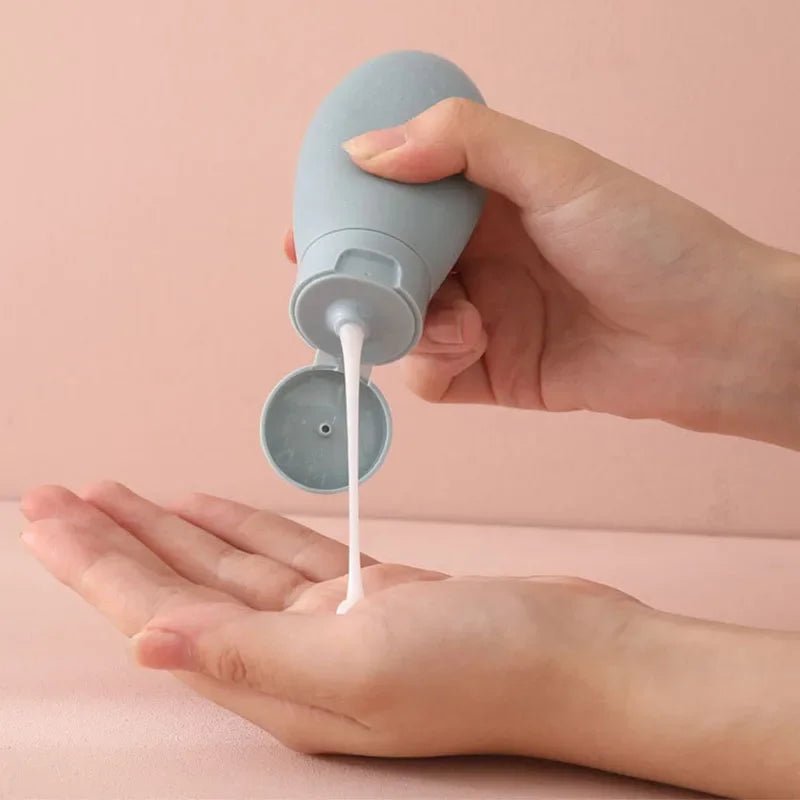 4Pcs 60ml Leak Proof Refillable Packing Liquid Container Empty Travel - Shemen Beauty