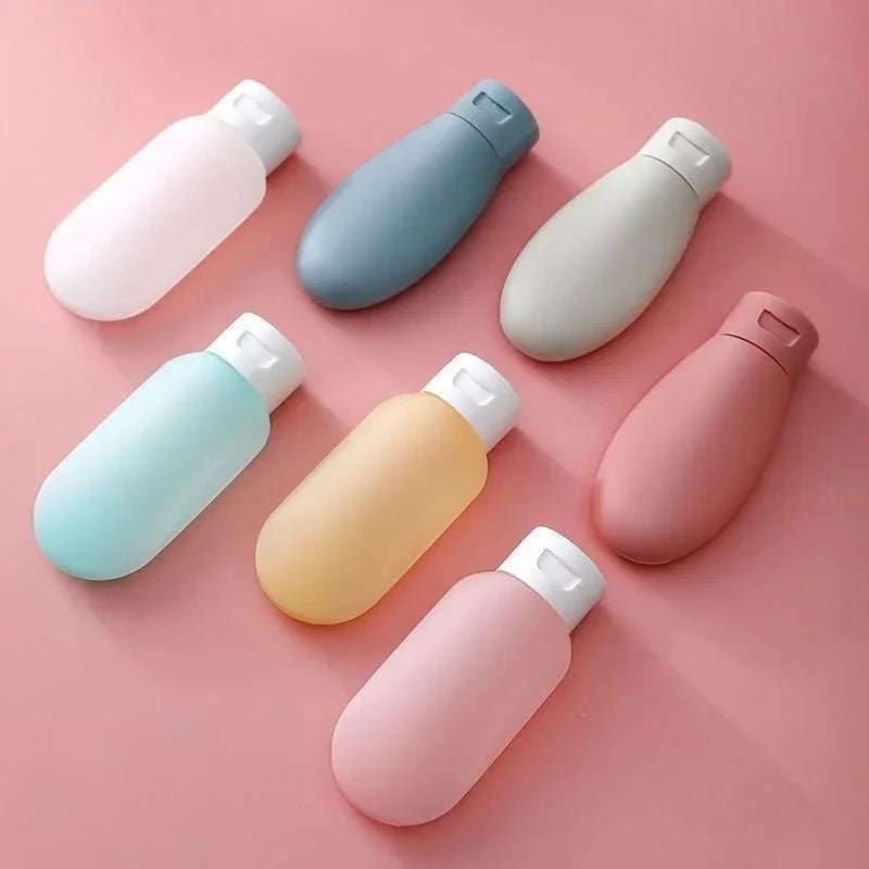 4Pcs 60ml Leak Proof Refillable Packing Liquid Container Empty Travel - Shemen Beauty