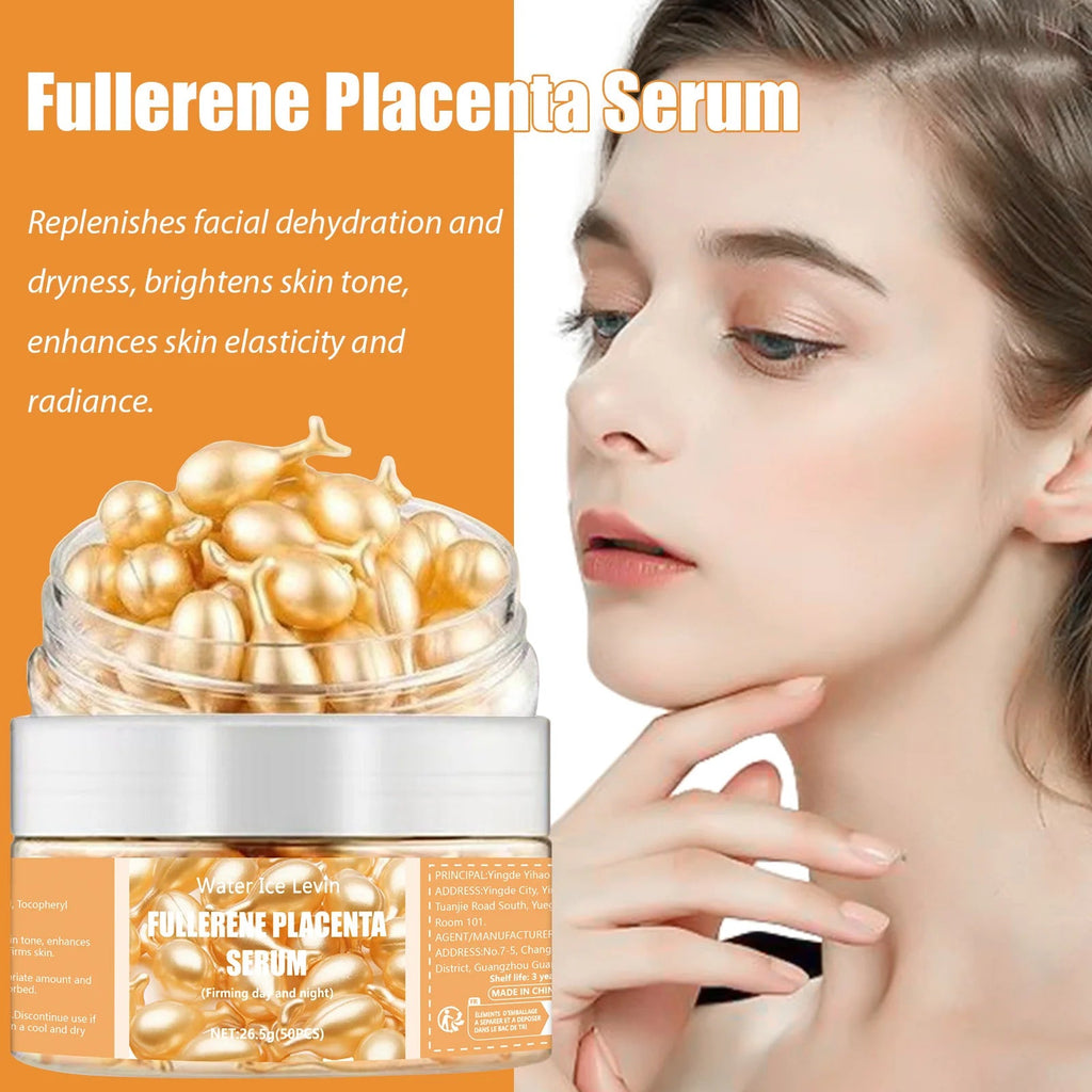 50Pcs Collagen Face Care Capsules Serum Spot Acne Wrinkle Remover Firming Whitening Hyaluronic Acid Essence Skin Care New style - Shemen Beauty