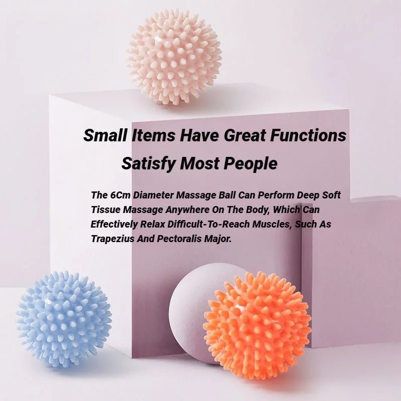 6CM Sport Massage Ball Myofascial Release Massager Spiky Deep Tissue - Shemen Beauty