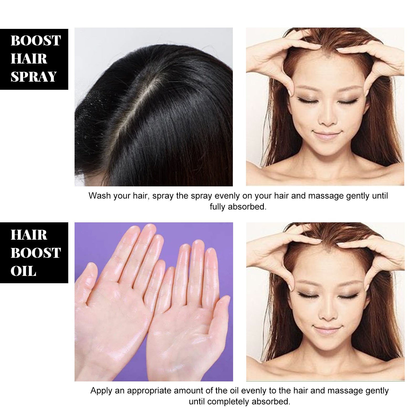 BananaGlow™ Hair Recovery Elixir – Root Booster & Split-End Repair
