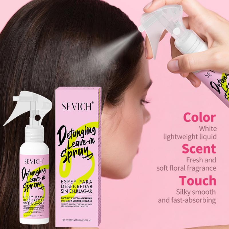 Sevich Hair Smoothing Spray To Repair Dyeing Ironing Damaged Hair Care Oil Makes Hair Silk Shine Prevents Frizz Essential - Shemen Beauty