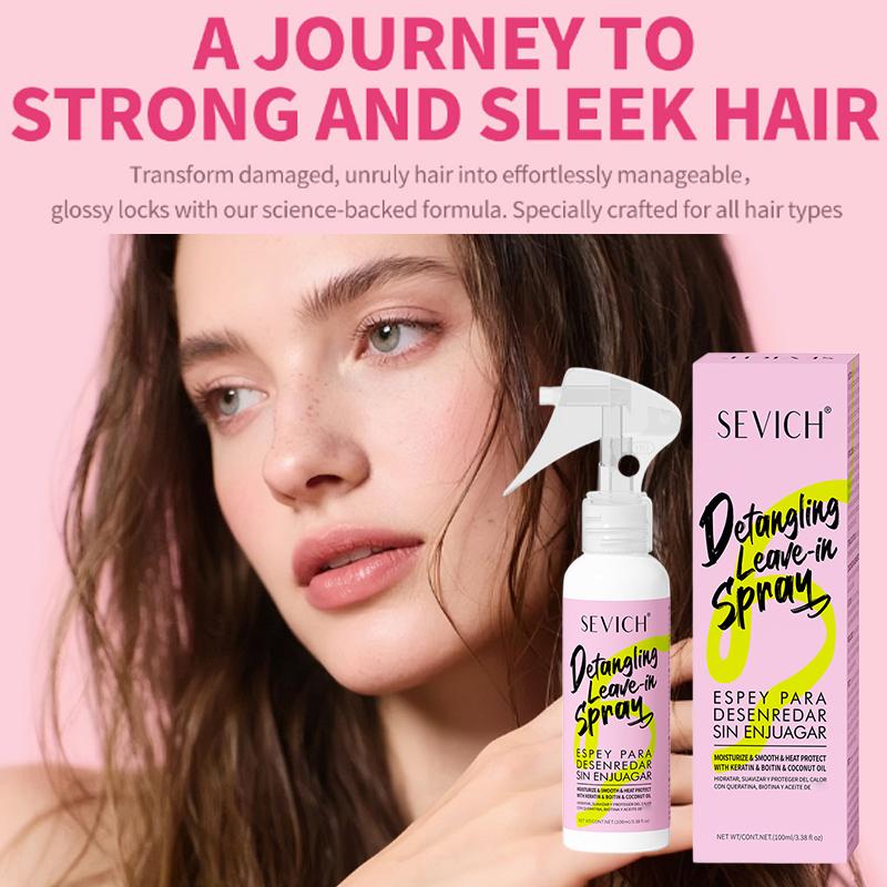 Sevich Hair Smoothing Spray To Repair Dyeing Ironing Damaged Hair Care Oil Makes Hair Silk Shine Prevents Frizz Essential - Shemen Beauty