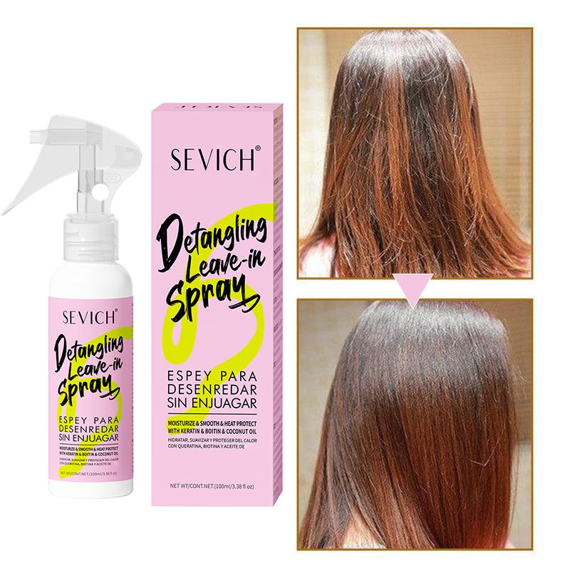 Sevich Hair Smoothing Spray To Repair Dyeing Ironing Damaged Hair Care Oil Makes Hair Silk Shine Prevents Frizz Essential - Shemen Beauty