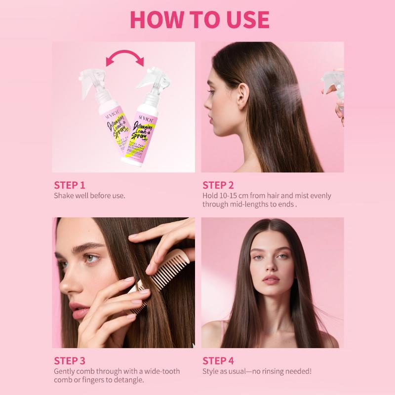 Sevich Hair Smoothing Spray To Repair Dyeing Ironing Damaged Hair Care Oil Makes Hair Silk Shine Prevents Frizz Essential - Shemen Beauty