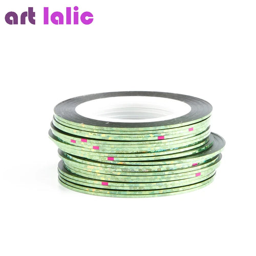 10 Rolls Nail Art Striping Tapes, Nail Liner Stickers, Nail Decals,