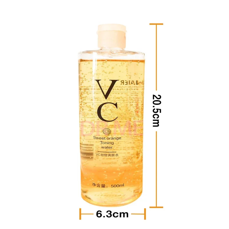 Vitamin C Toner Moisturizing and Refreshing Preventing Dry Skin Changing Hair Glossing Repairing Skin Non irritating 500ml - Shemen Beauty