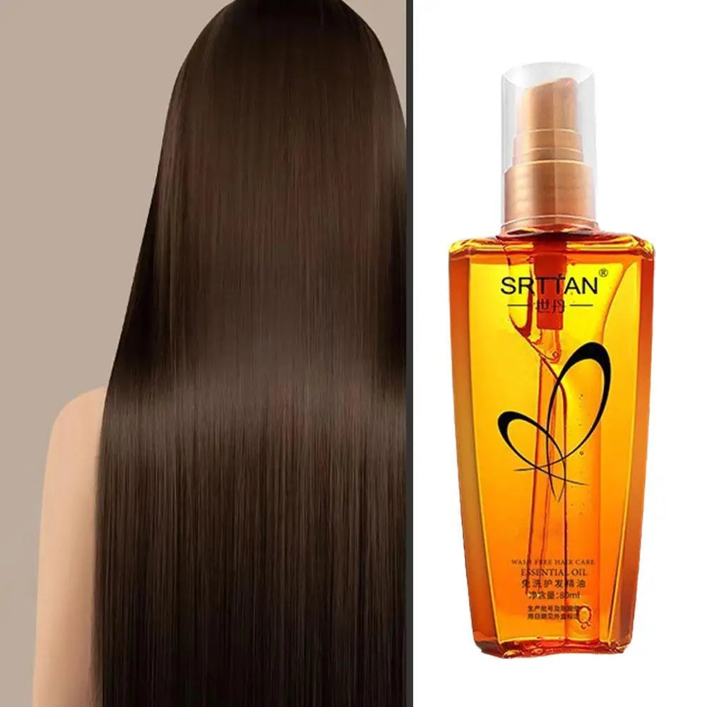 Moroccan Argan Oil Hair Serum Lightweight Hair Oil Mist For Split Ends, Frizzy Hair And Flyaways, Hair Oil Repair- Gloss Shine - Shemen Beauty