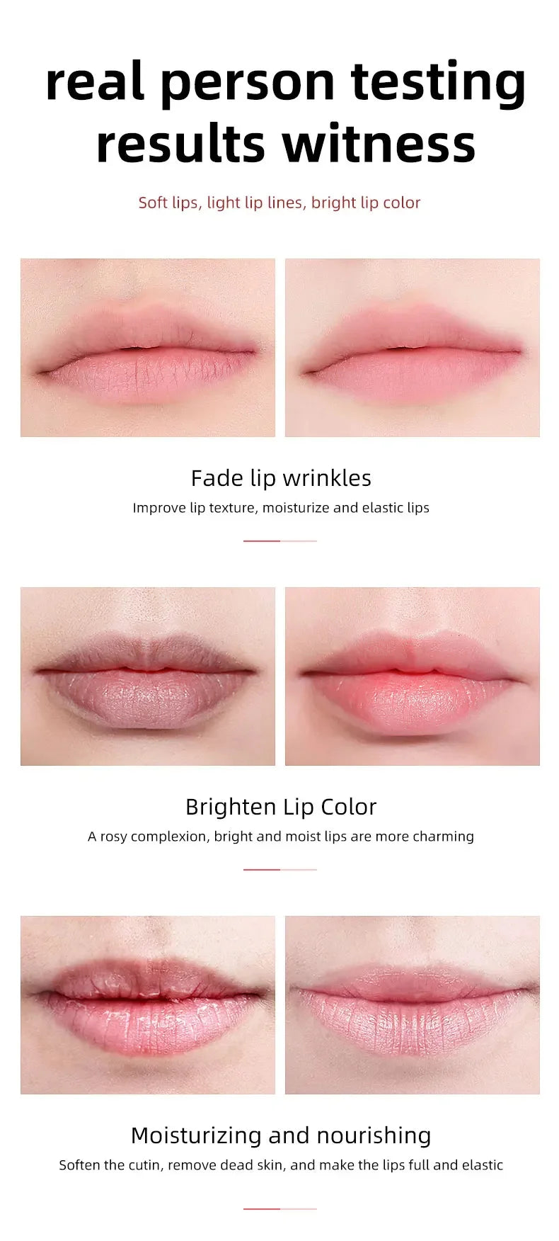 Lasting Lip Plumping Oil Instant Plumping Essential Oil Increase Lip Elasticity Lighten Lip Lines Repair Lip Lines Sexy Lips - Shemen Beauty