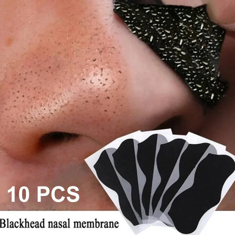10PCS Nose Blackhead Remover Mask Deep Cleaning Shrink Pore Acne