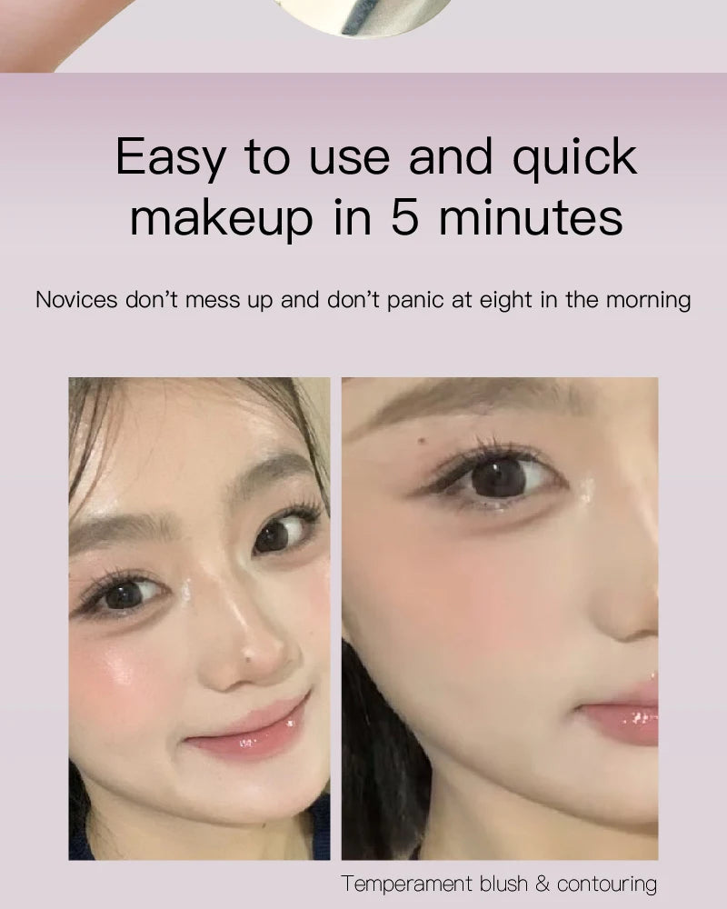 HERORANGE Liquid Blush Natural Complexion-enhancing Low-saturation Matte Multi-purpose Blush Liquid - Shemen Beauty