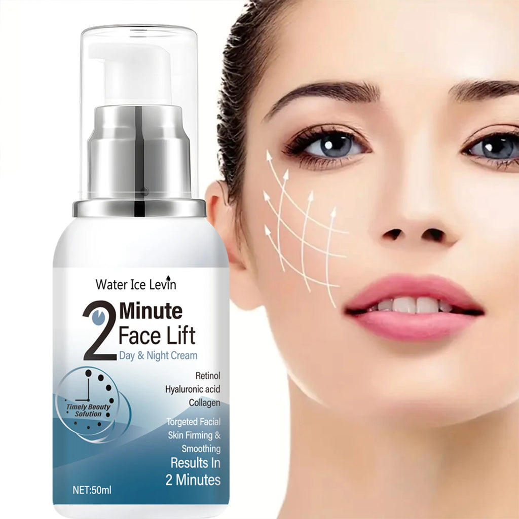 Instant Firming and Rejuvenating Handy Gadget - Water Ice Levin 2 Minute Face Lift Day and Night Cream 50ml - Shemen Beauty