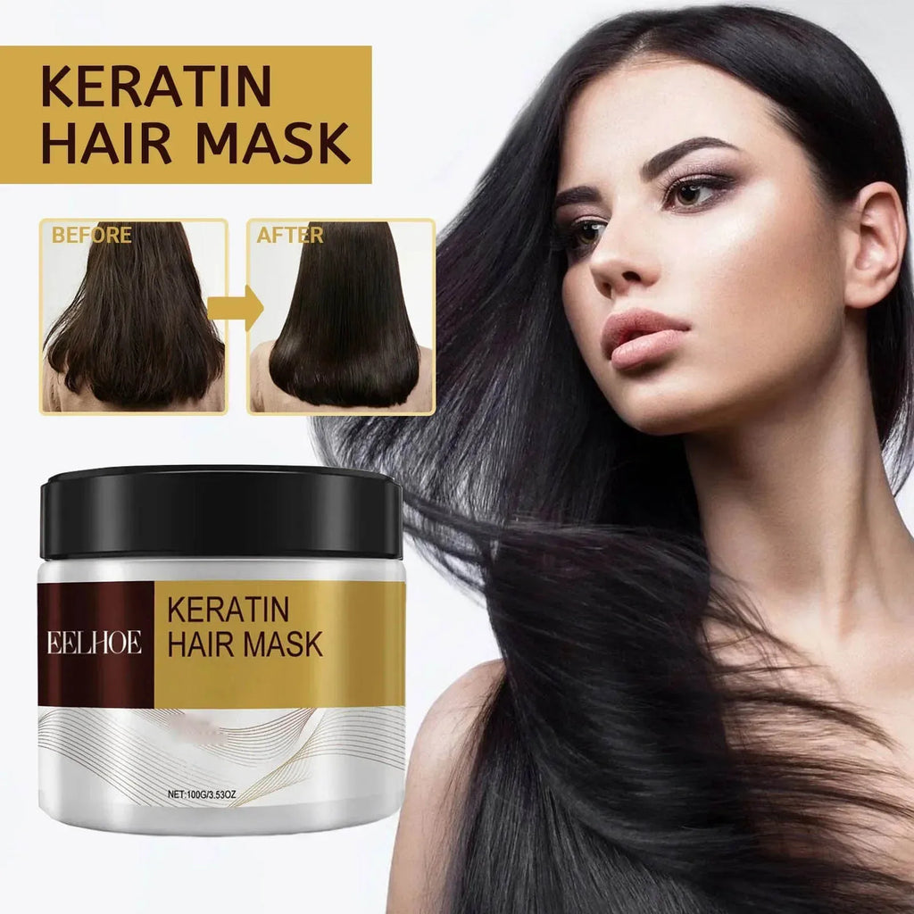 Hair Membrane Natural Repair Hair Mask Prevent Dryness Split Ends Repair Damage Frizz Tangles Soft Smooth Hair Care Products - Shemen Beauty
