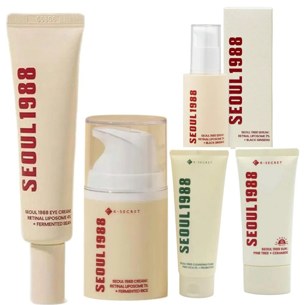 Seoul 1988 Retinol Liposome Facial Care Cream Fade Fine Lines Anti-wrinkle Eye Cream Moisturizing Care Cream Face Skin Care - Shemen Beauty