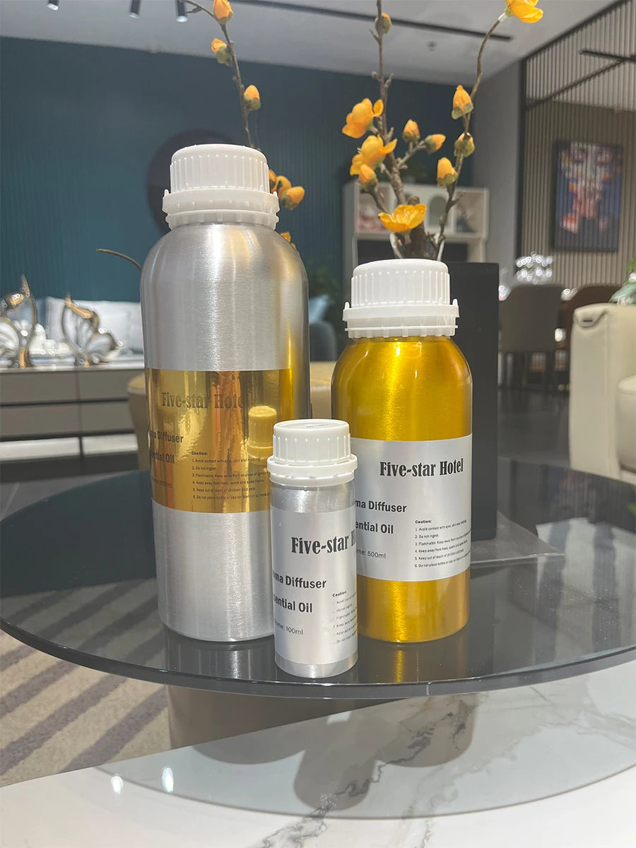 1000ml/500ml/100ml Hotel Collection Essential Oil Scent Luxury Hotel Inspired Perfumes Aroma Diffuser Oil Support Dropshipping