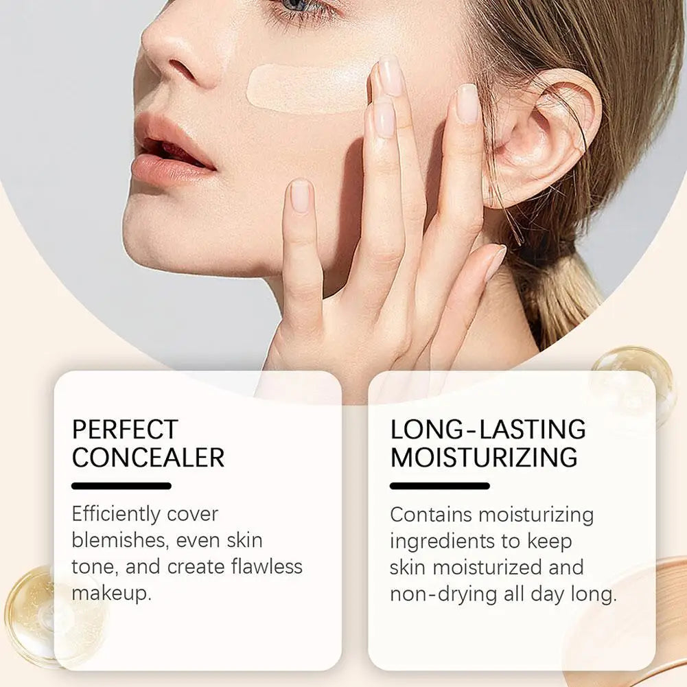 4 In 1 Biomimic Foundation Spectrums Biomimic Light Spectrums Foundation With SPF50+ Longwearing Changing Concealer Foundation