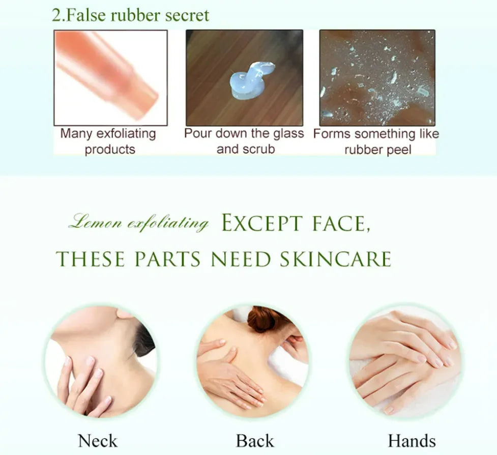 Fruit Acid Peeling Gel 120ml Facial Cleansing Exfoliating Peeling Scrub Deep Clean Acne Blackhead Remove Face Cleanser - Shemen Beauty