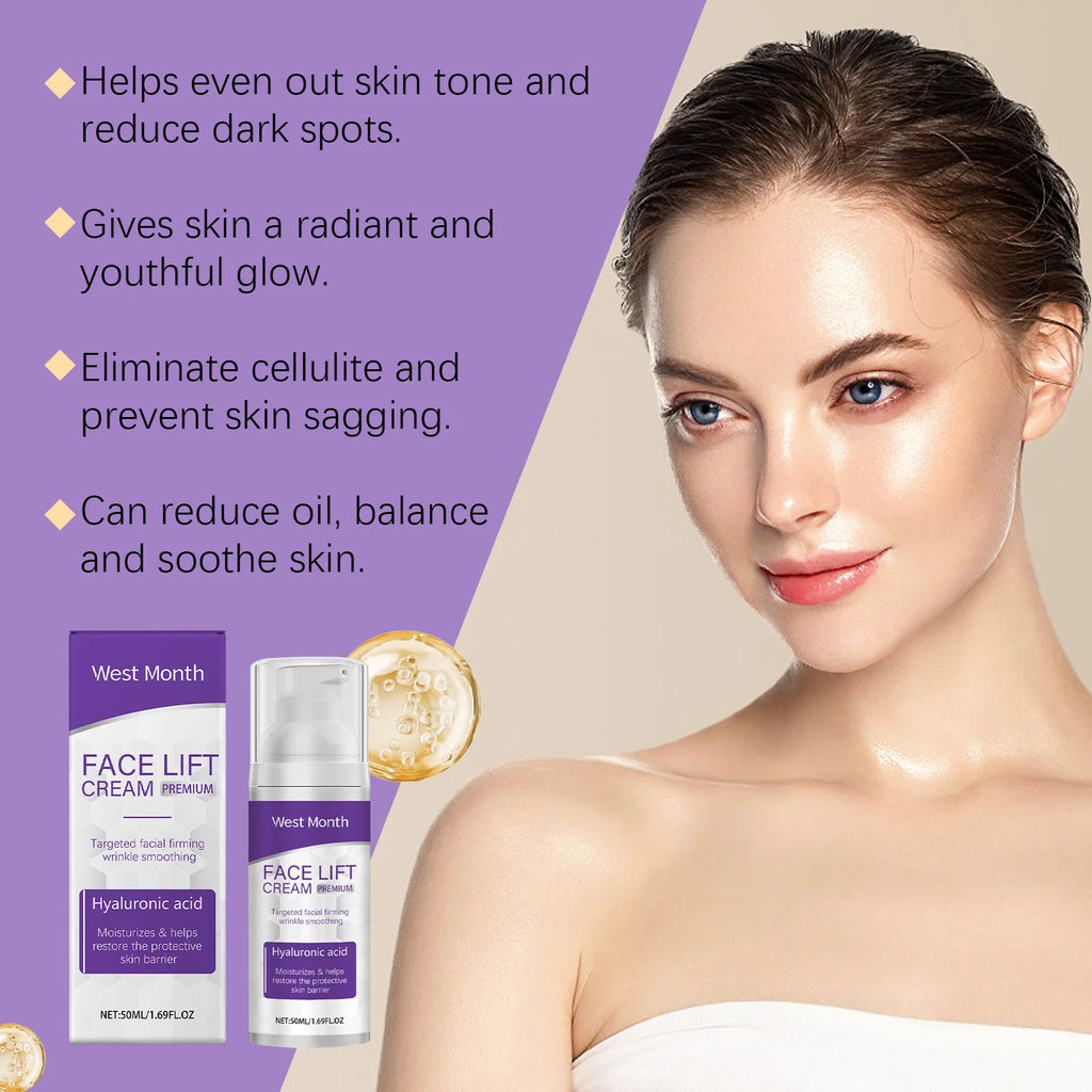 Face Lift Cream Restore Skin Elasticity Protect Skin Barrier Deeply Moisturize Nourish Deep Moisturizing Even Out Skin Tone 50ml - Shemen Beauty