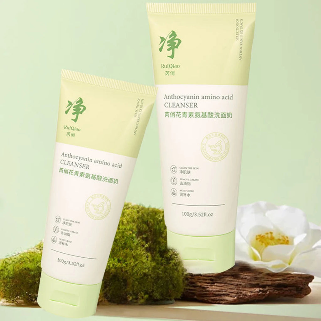 Qingsu Amino Acid Oil Control Facial Cleanser Is Mild, Non-irritating, Refreshing, Non-greasy and Silky - Shemen Beauty