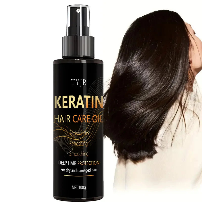 Keratin Hair Care Essence Spray, Gentle Moisturizing, Non-Irritating, Softening and Thicking of Hair, Daily Care, Home Essentials, Holiday Fashion Products - Shemen Beauty