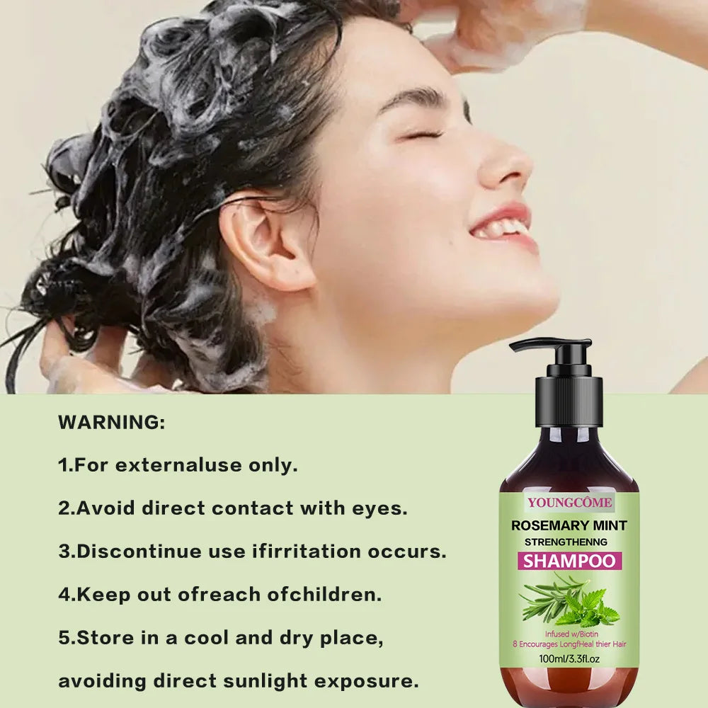 YOUNGCOME ROSEMARY MINT STRENGTHENNG SHAMPOO - Shemen Beauty