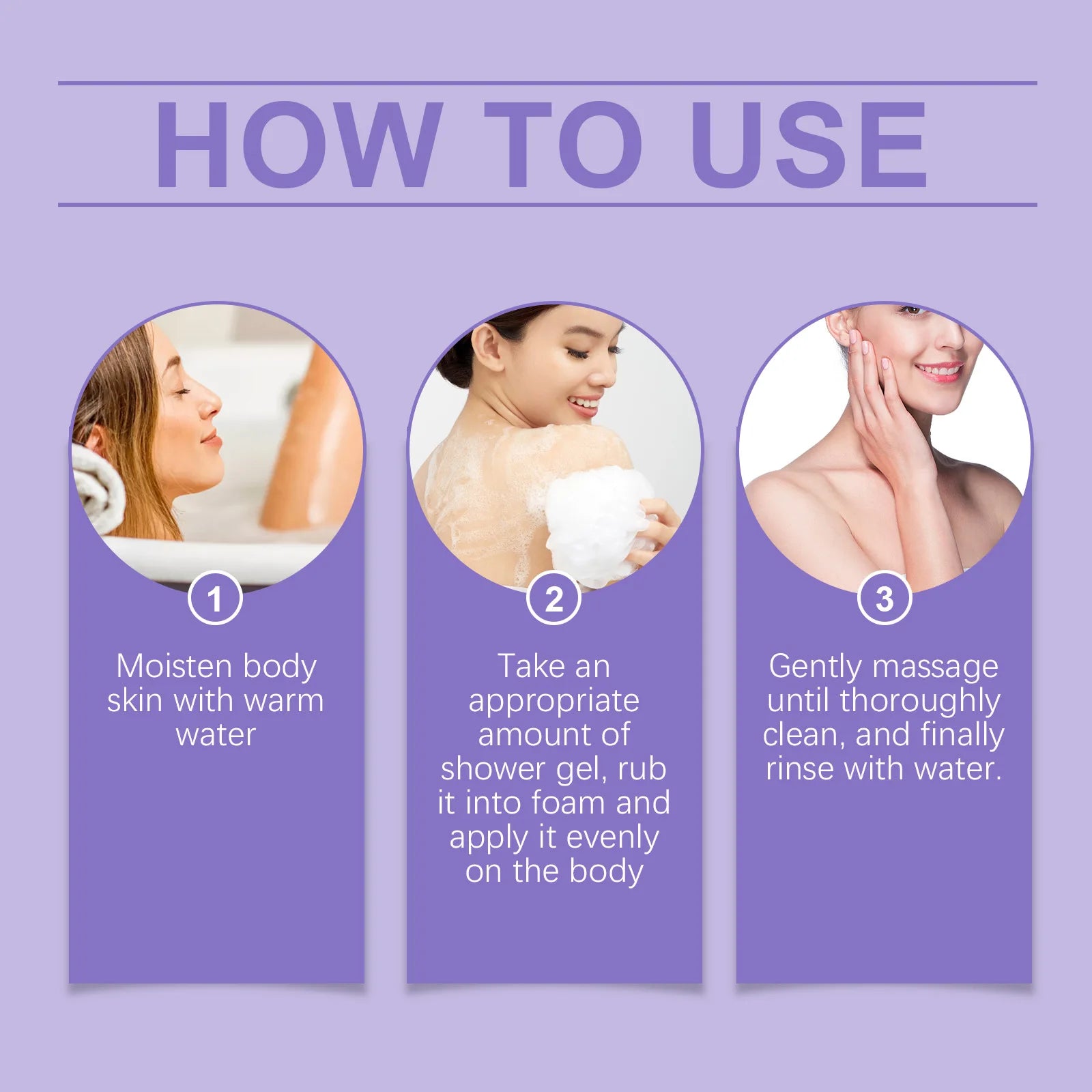 Fragrant Shower Gel Body Wash Perfume Long Lasting Fragrance Deep Cleansing Moisturizing Refresh Smooth Exfoliating Bath Lotion - Shemen Beauty