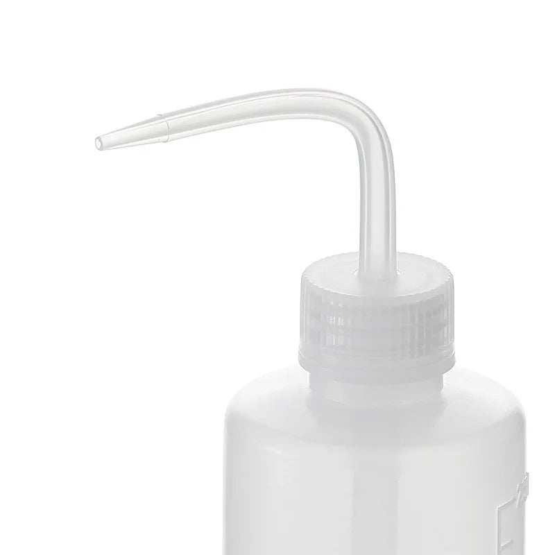 250/500mL Plastic Squeeze Bottle Curved Nozzle Water Bottle Transparent with Scale Cleaning Succulent Plants Watering Tool