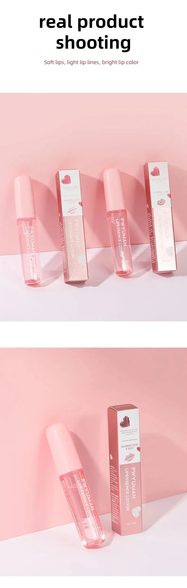 Lasting Lip Plumping Oil Instant Plumping Essential Oil Increase Lip Elasticity Lighten Lip Lines Repair Lip Lines Sexy Lips - Shemen Beauty