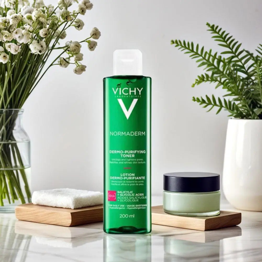 VICHY 200ml Facial Toner Deep Pore Cleansing Purifying Controlling Oil Moisturizing Anti-freckle Aqua Mist Skin Care - Shemen Beauty