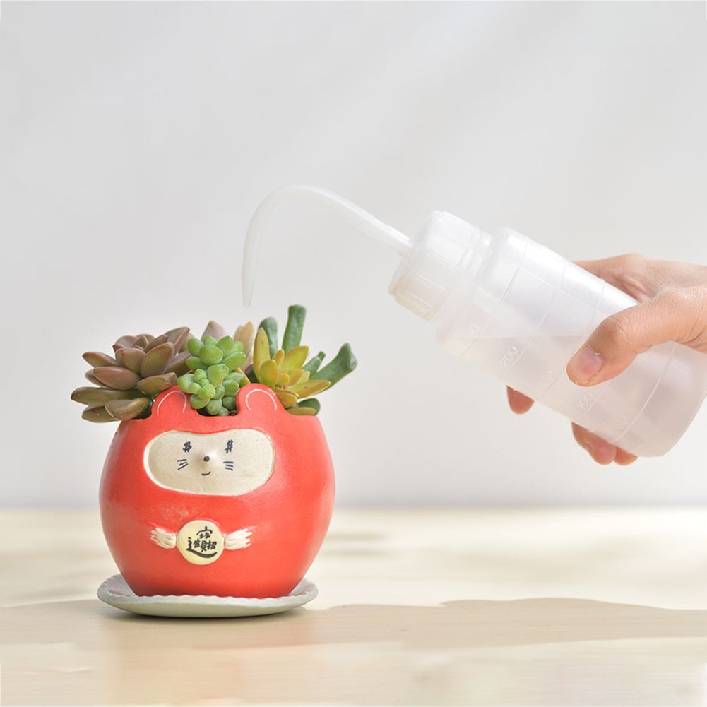 150/250/500/1000ml Squeeze Bottle Succulent Potted Plant Watering Pot Elbow Narrow Mouth Long Tube Watering Can Liquid Container