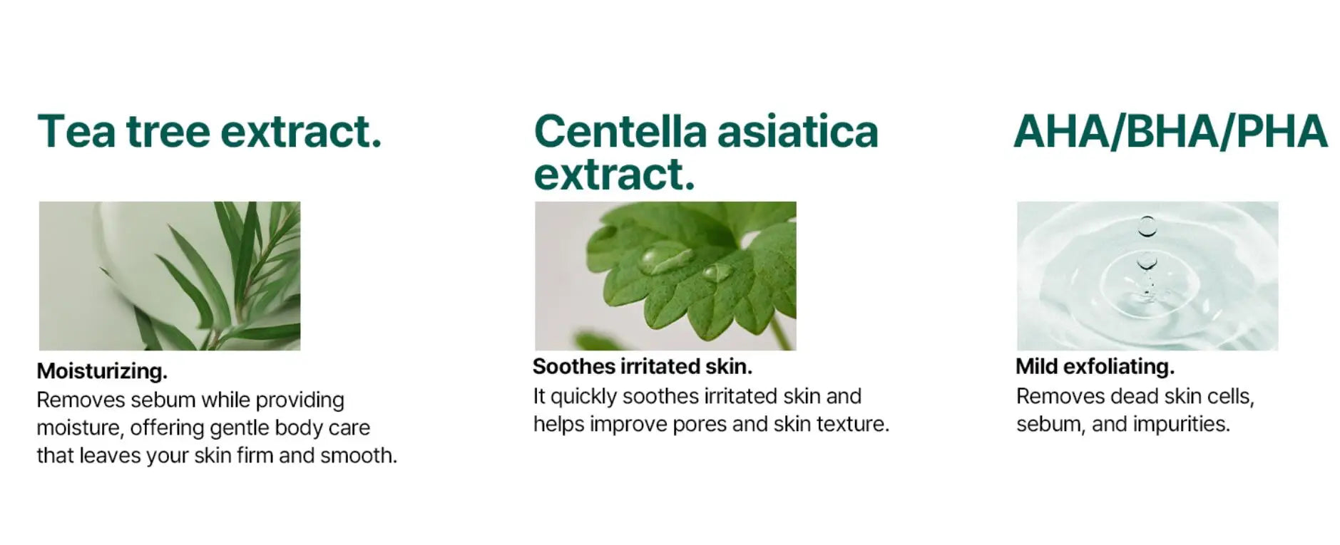 16.9 oz Salicylic Acid Body Wash, Gentle & Smoothing  Mild Exfoliating Daily Acne Body Wash Deep Cleanses Back Acne and Sebum