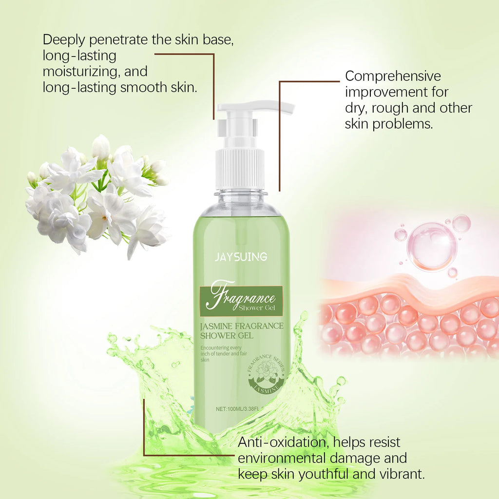 Fragrant Shower Gel Body Wash Perfume Long Lasting Fragrance Deep Cleansing Moisturizing Refresh Smooth Exfoliating Bath Lotion - Shemen Beauty