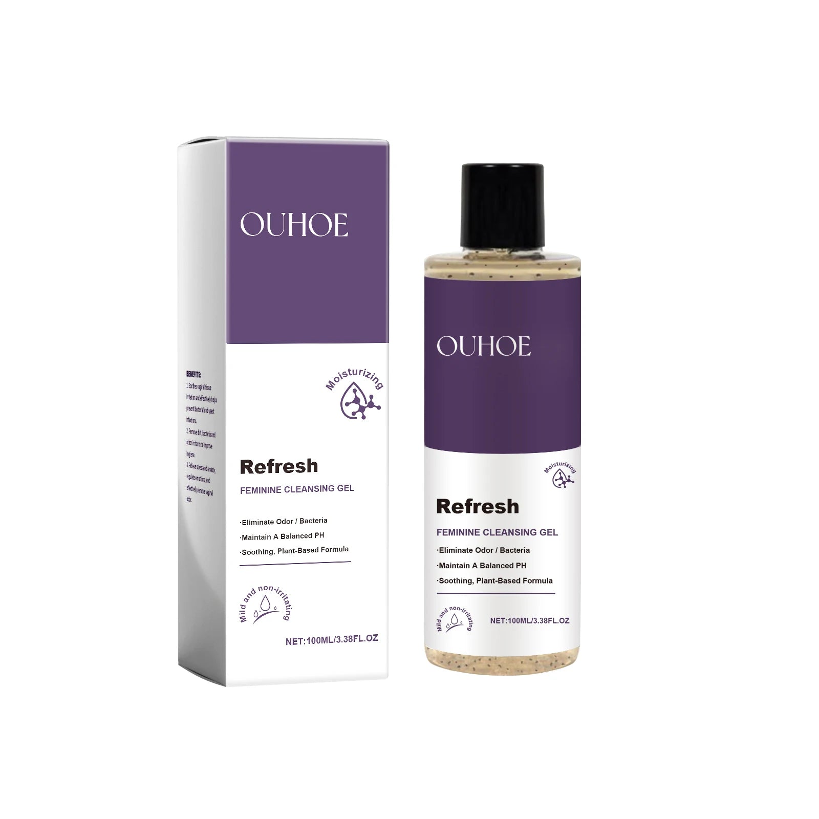 Feminine Wash Gel PH Balanced Long Lasting Moisturizing for Private Part Refreshing Cleansing Prevent Dryness Woman Healthy Care