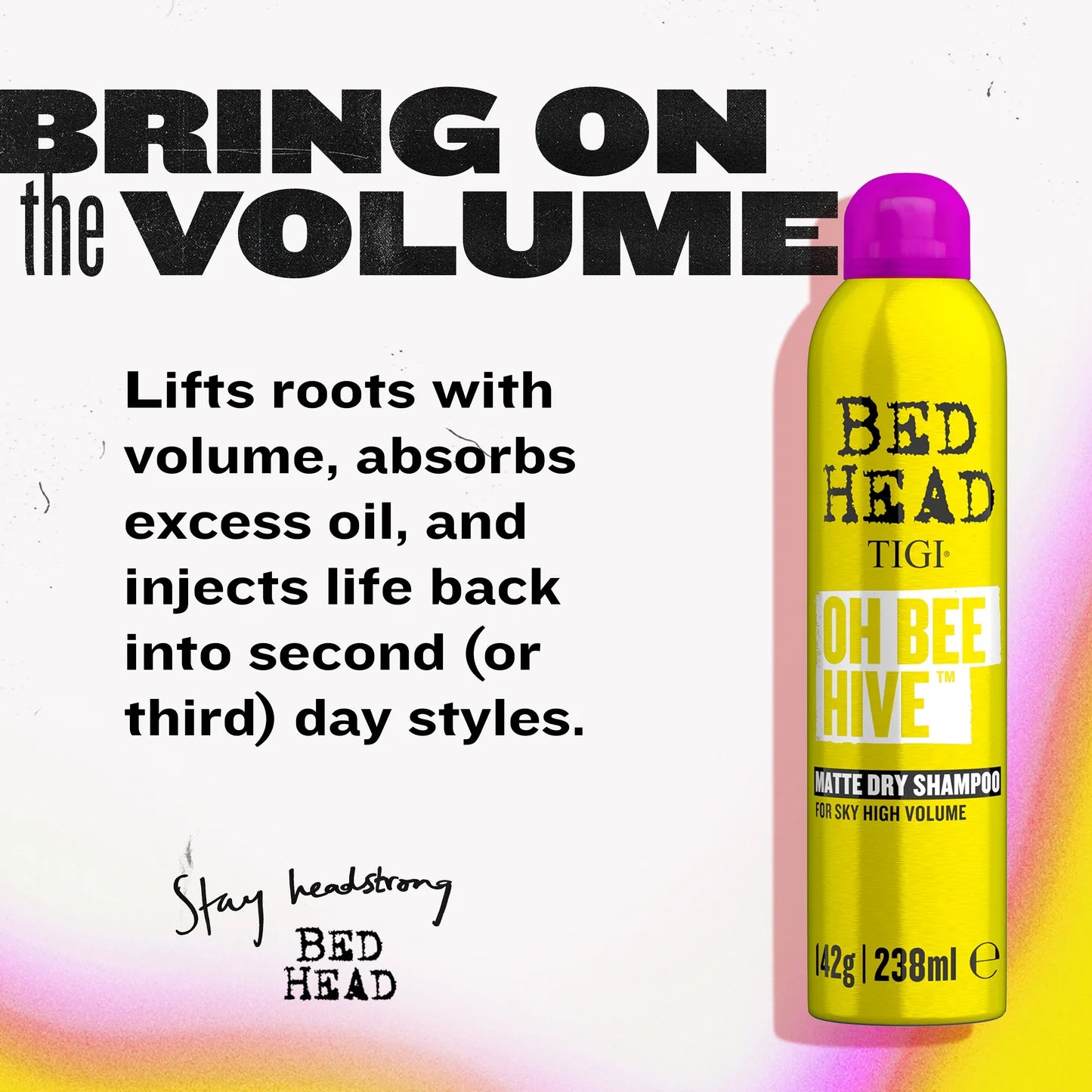 Bed Head Oh Bee Hive™ Volumizing Dry Shampoo for Day 2 Hair