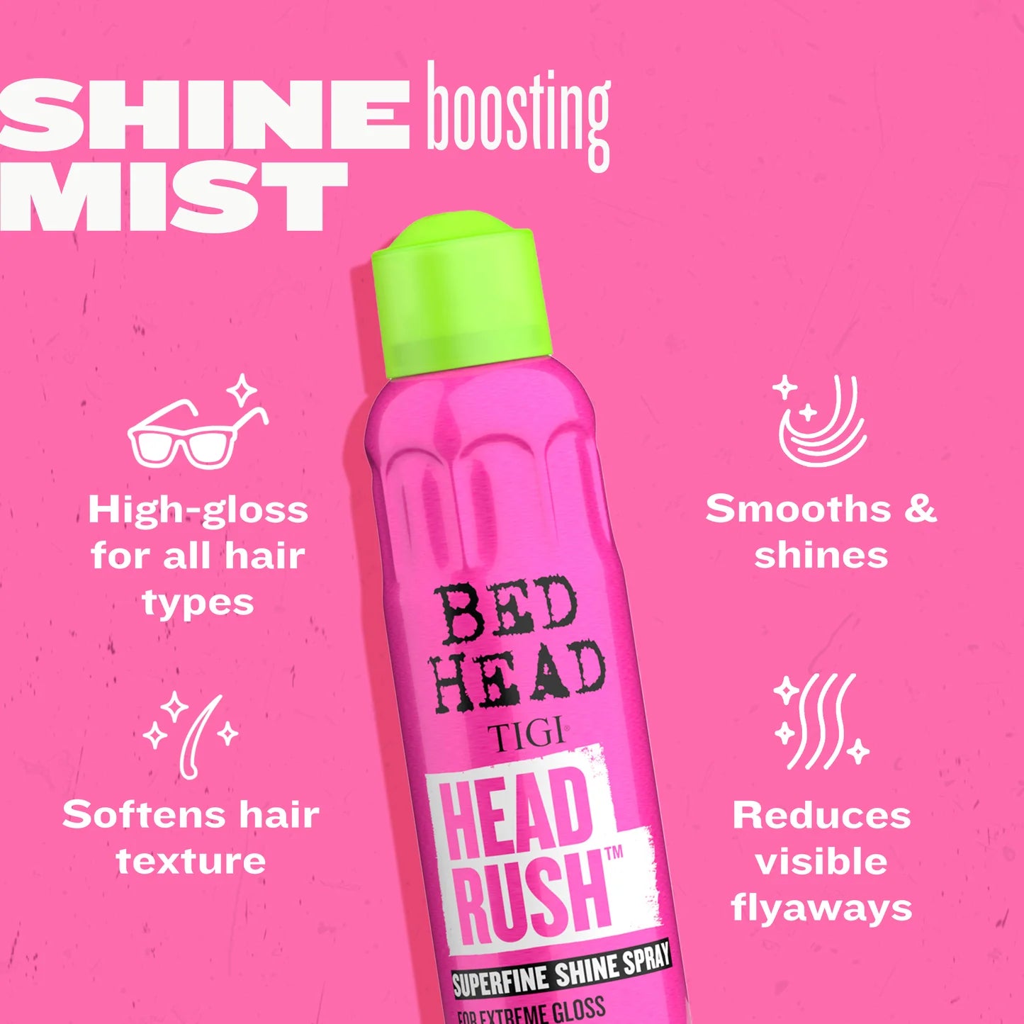 Bed Head Head Rush™ Shine Hair Spray for Smooth Shiny Hair
