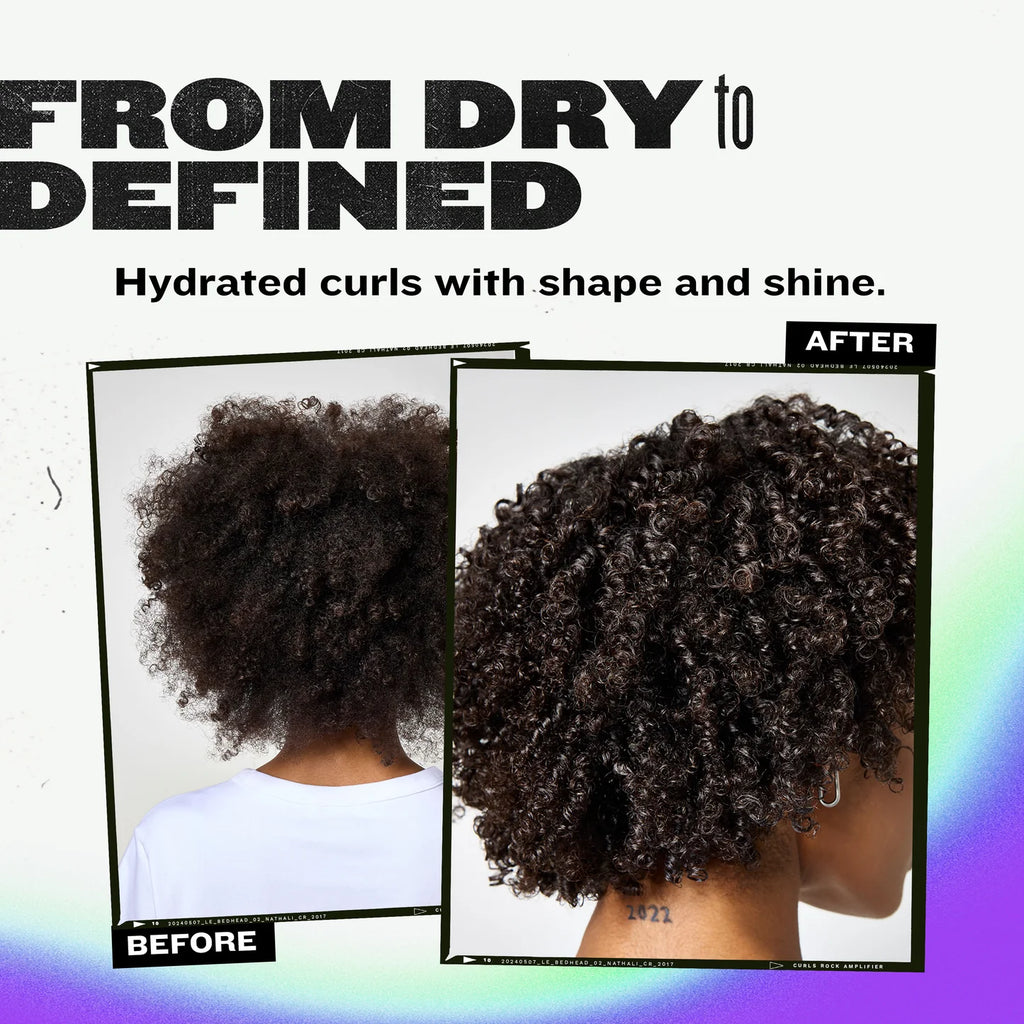 Bed Head Curls Rock Hydrating Shampoo for Juicy Curls and Waves