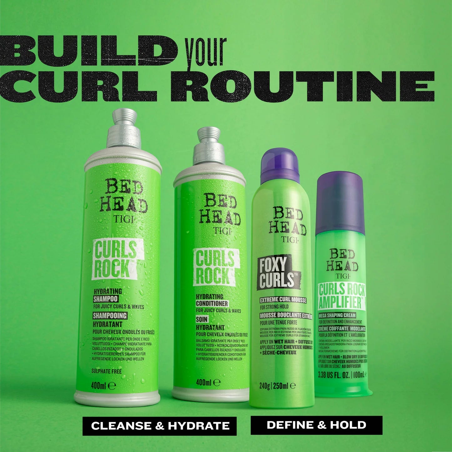 Bed Head Curls Rock Hydrating Conditioner for Juicy Curls and Waves